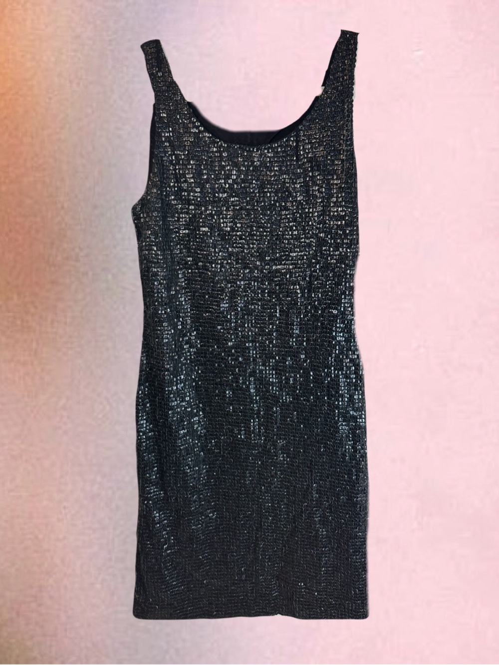 Loewe Patent Leather Sequin Dress – Sculptural & Fluid Eveningwear